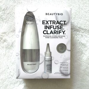 Beautybio GLOfacial Hydro-Infusion Pore Cleansing + Blue LED Clarifying Tool